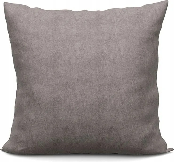 Dekoratív párnahuzat, 45x45cm barna-szürke