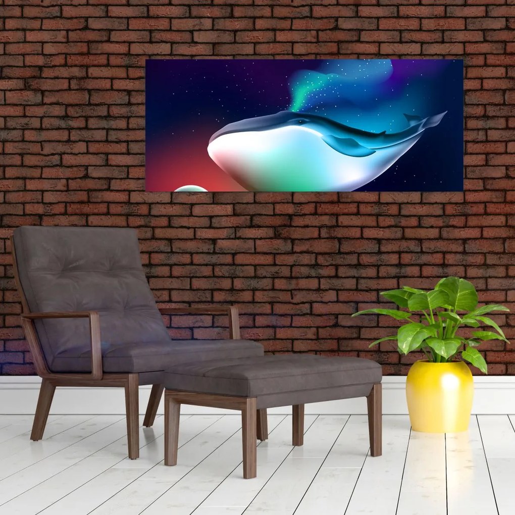 Kép - Egy bálna az űrben (120x50 cm)