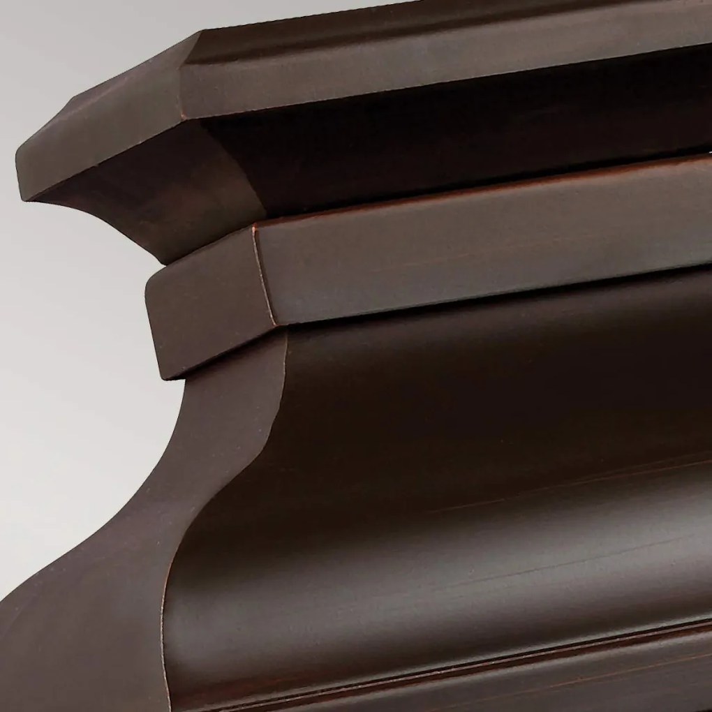 ELSTEAD FE-PEDIMENT-M PEDIMENT Klasszikus Kültéri Fali Lámpa Antik Réz E14 IP44