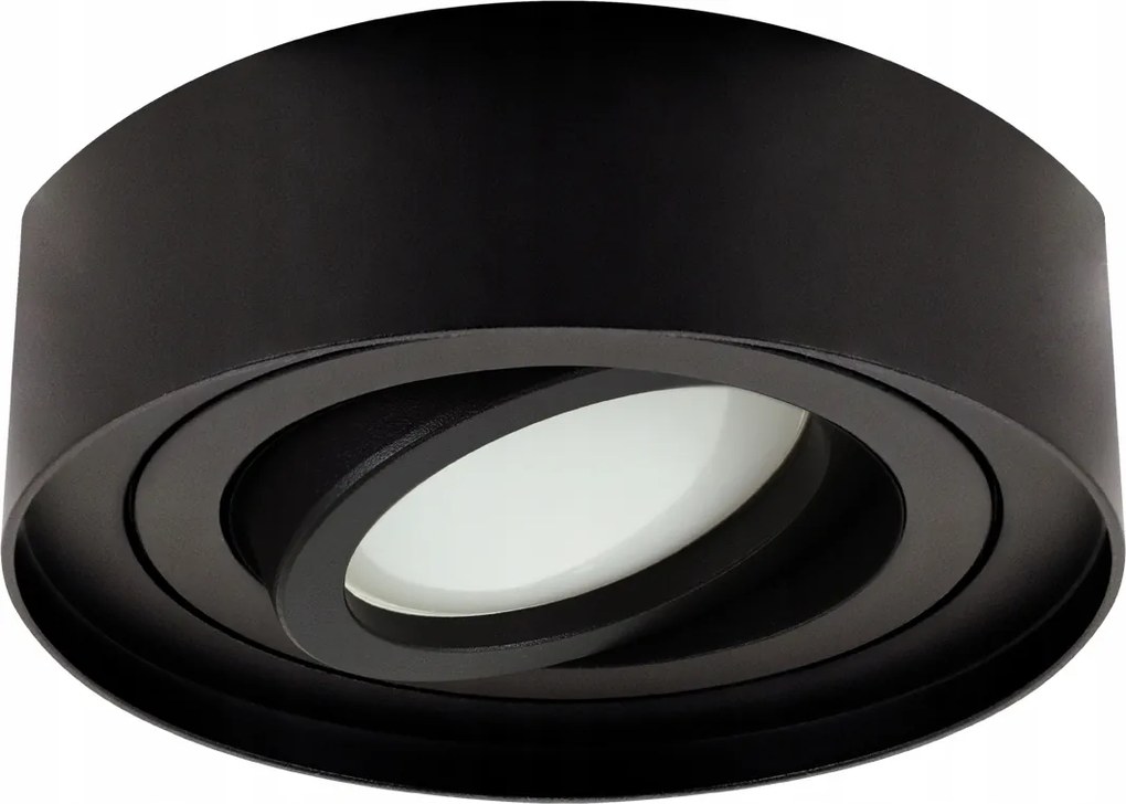 Mennyezeti spot lámpatest kerek Odyn C fekete