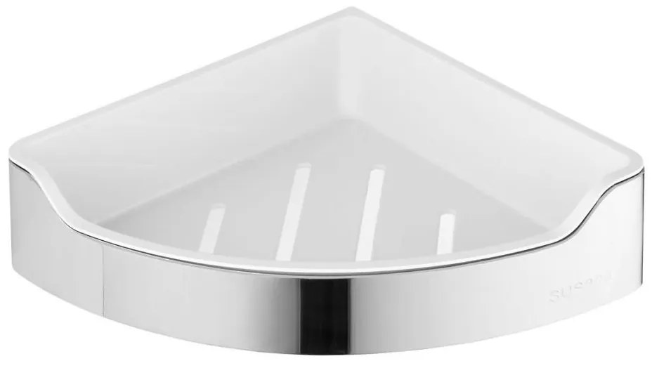 Aqualine - Sarok zuhanypolc SAMBA 21,8x30 cm fényezett króm
