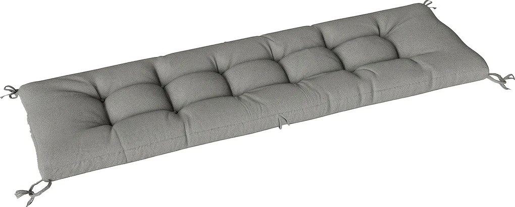 Outsunny kültéri padpárna — pad- és nyugágypárna megkötő pántokkal, UV50+ védelem, lassan visszanyerő töltet, 198 x 65 x 13 cm | Aosom