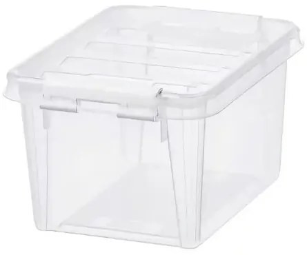 SmartStore Tárolódoboz fehér kapcsokkal Classic,1,5 l, 1,5 l