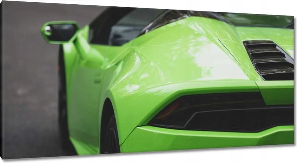 Vászonkép 115x55 Zöld autó
