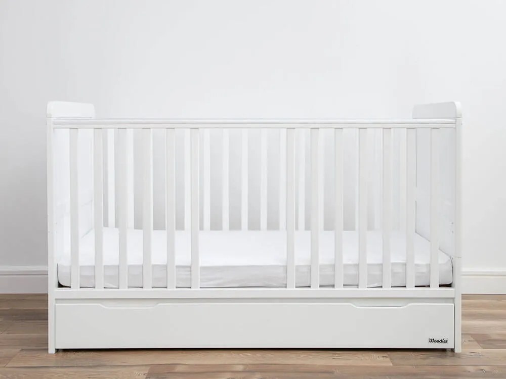 WO 2az1-ben Classic Cot Bed kiságy 140x70 Tároló fiók: Tároló fiók nélkül
