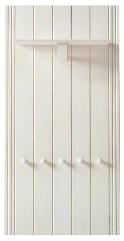 Fehér borovi fenyő előszoba bútor 60x120x25 cm Anita – Støraa