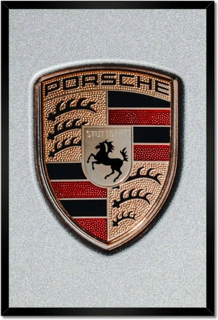 Poszterek keretben 40x60 Porsche logó