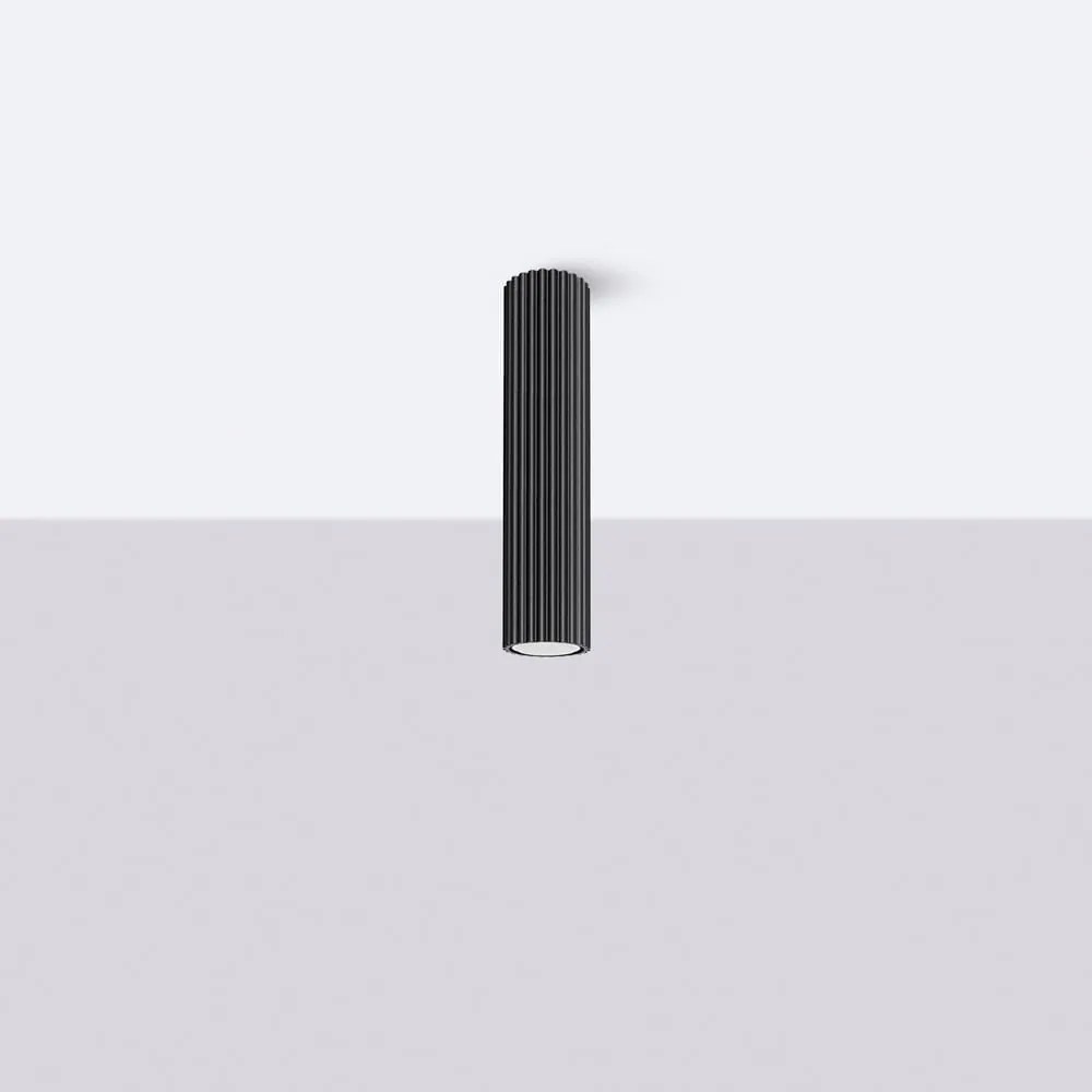 Fekete spotlámpa Gleam – Sollux