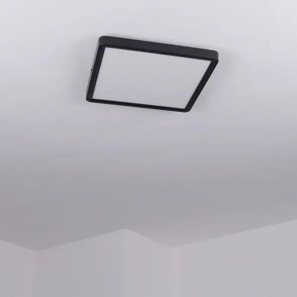 Brilagi - LED mennyezeti lámpatest ESTELA SQUARE LED/24W/230V 31x31 cm fekete