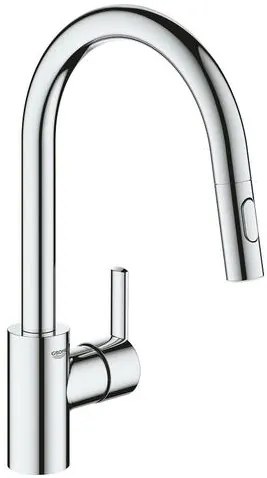 Grohe Feel mosogató csaptelep kihúzható zuhannyal, 2 áram króm 31486001 G31486001