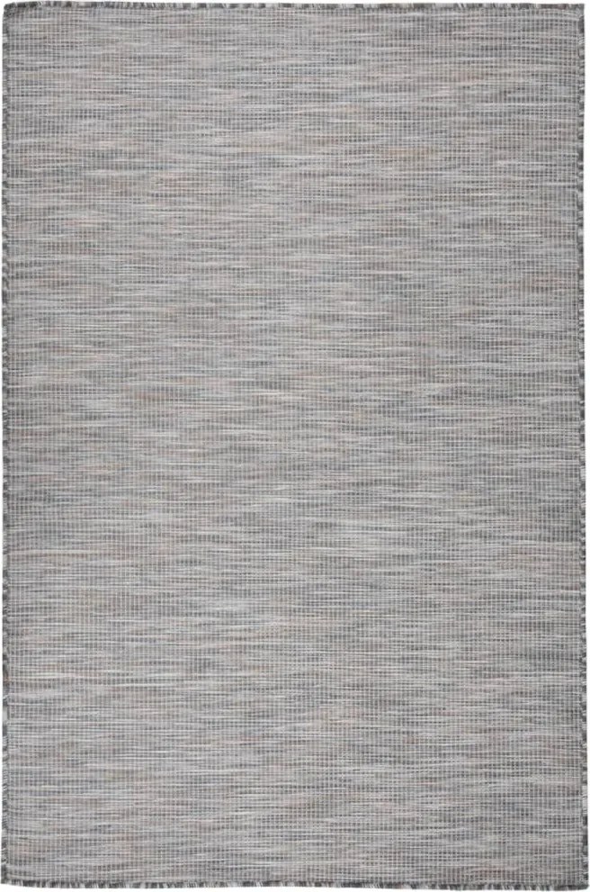 vidaXL barna-kék lapos szövésű kültéri szőnyeg 120 x 170 cm