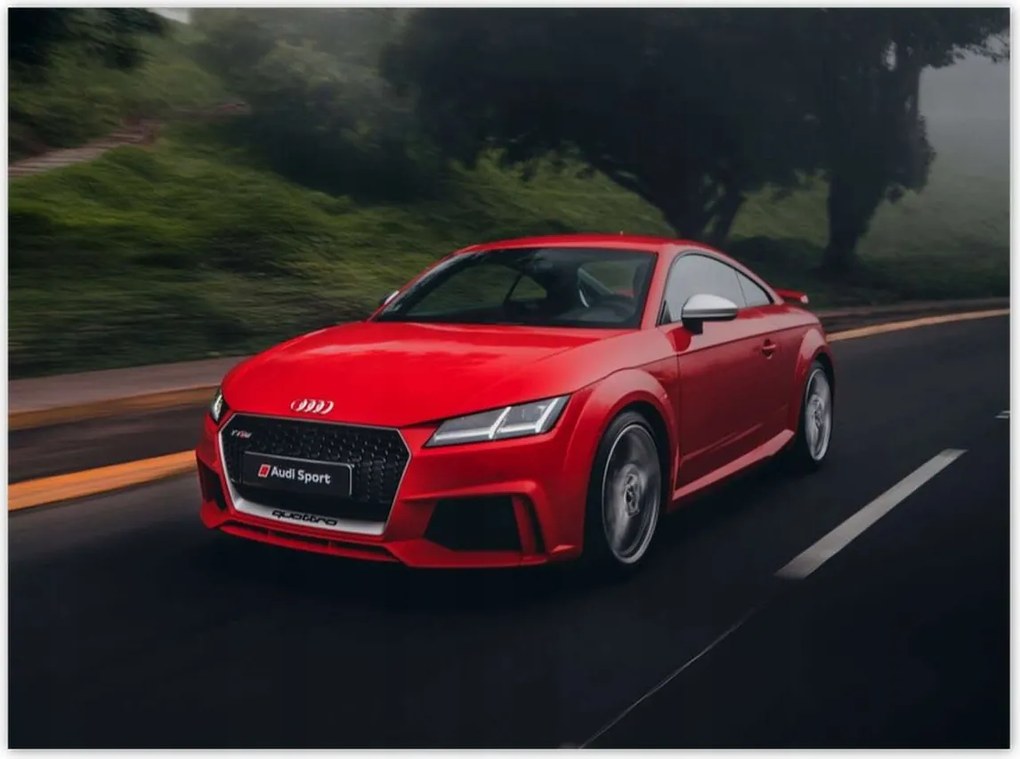 Poszterek 135x100 Piros Audi Autó