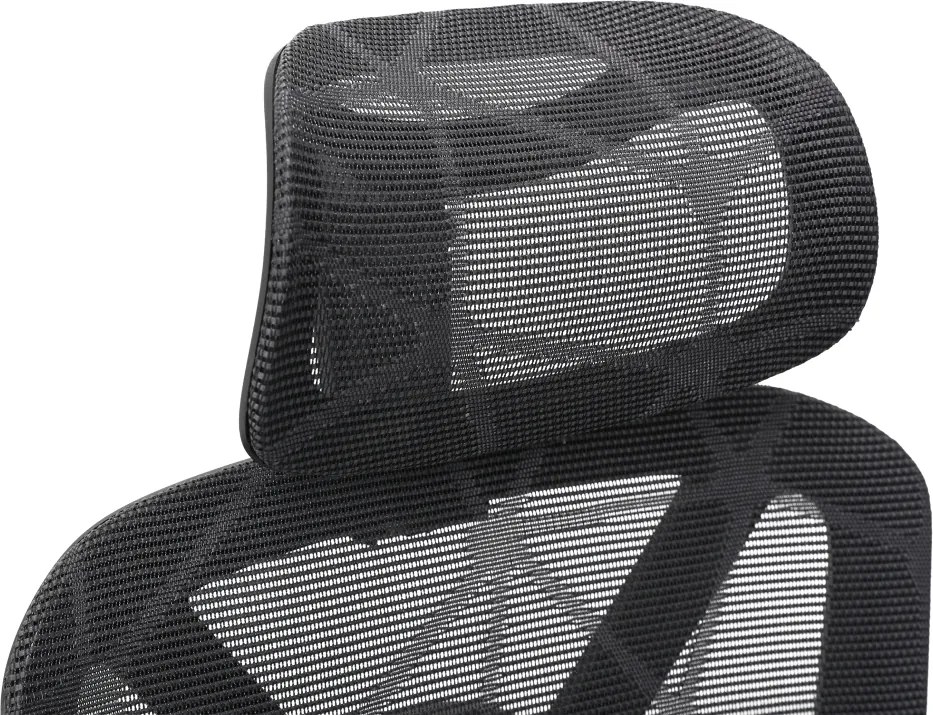 Irodai szék, sötétszürke/fekete, teherbírás 150 kg, VILMER