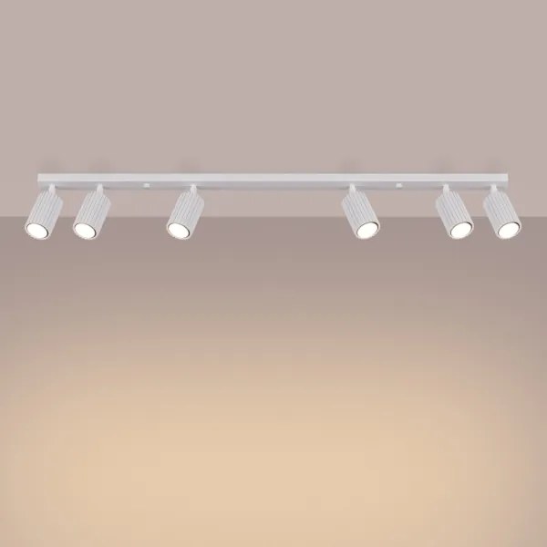Sollux SL.1547 - Spotlámpa KARBON 6xGU10/10W/230V fehér