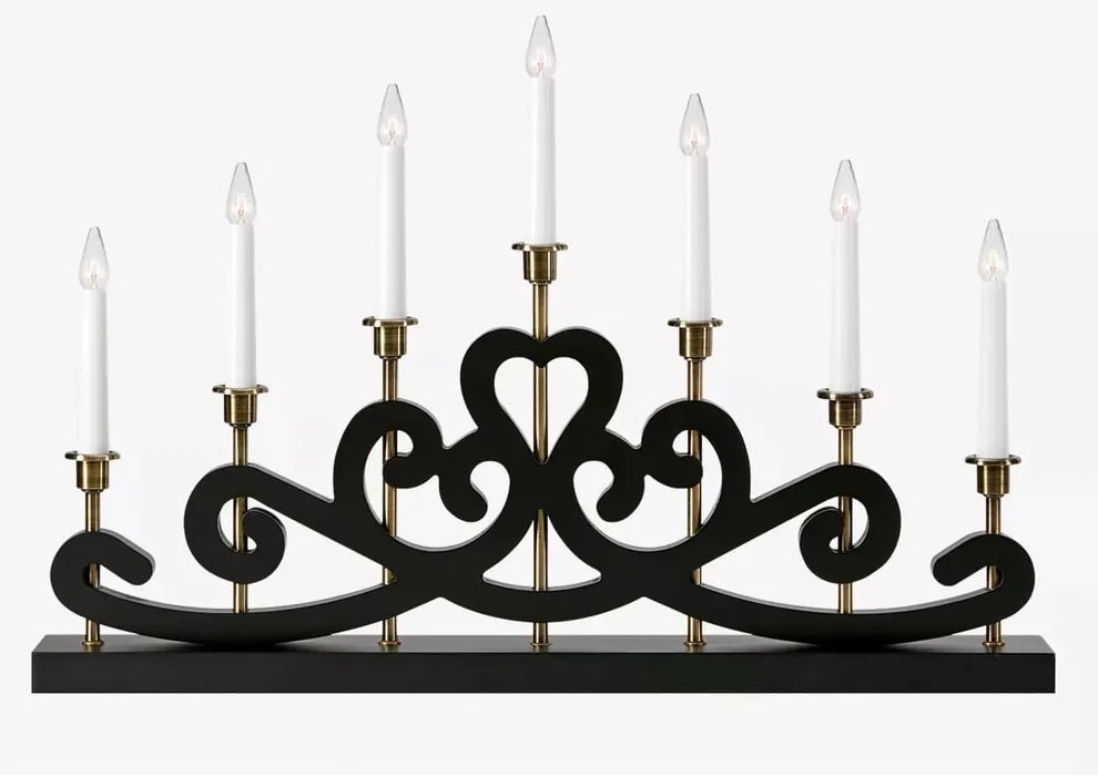 Fekete karácsonyi fénydekoráció Nightfall – Markslöjd