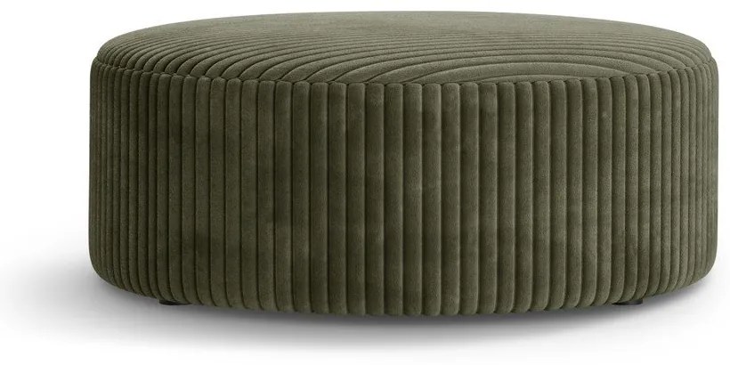 Zöld kordbársony puff Dia – Micadoni