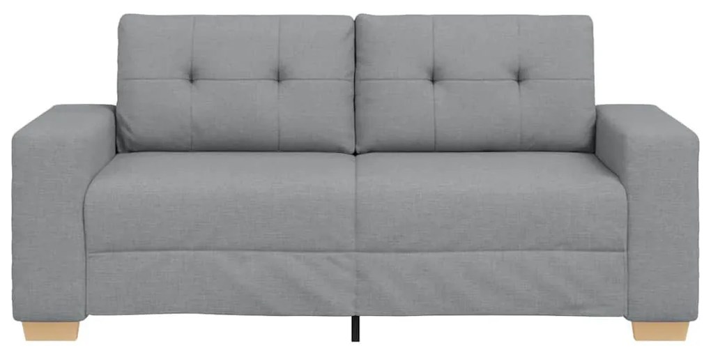 világosszürke szövet loveseat kanapé 140 cm