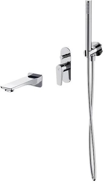 Cersanit S952-040 - MODUO fürdőkád szett falba építhető csappal, króm