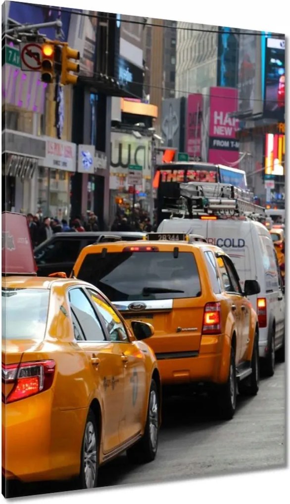 Vászonkép 80x120 New York taxik
