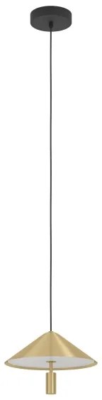 Eglo 390271 - LED Csillár zsinóron PARAGUAY LED/12W/230V 3000K arany