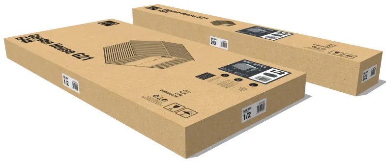 G21 GAH 1085 kerti tároló 340 x 319 cm, antracit