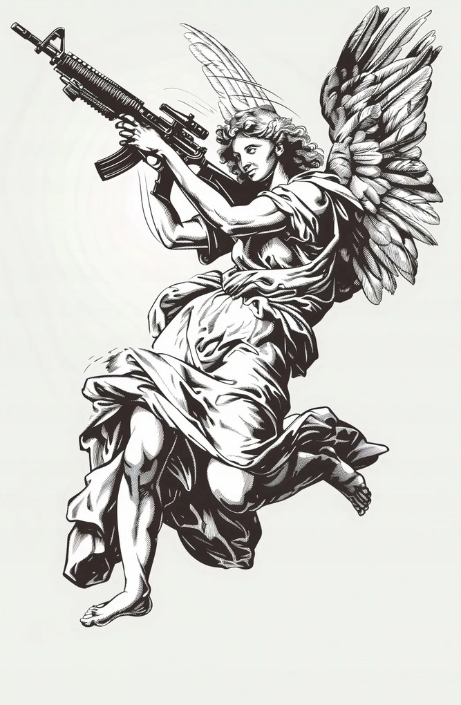 Poszter 53x81cm A háború angyala