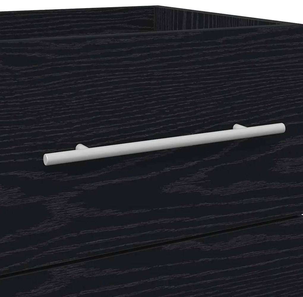 Fürdőszobai mosdószekrény Fekete tölgy 41 x 38,5 x 48 cm