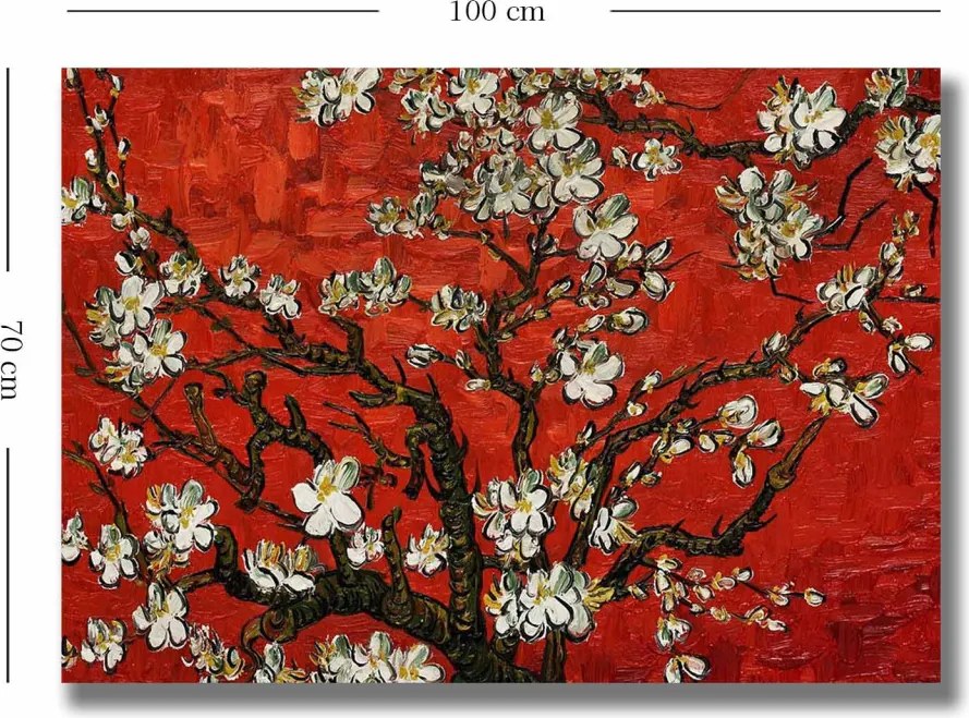 70100VANGOGH075 Van Gogh vászonkép, 70 x 100 cm