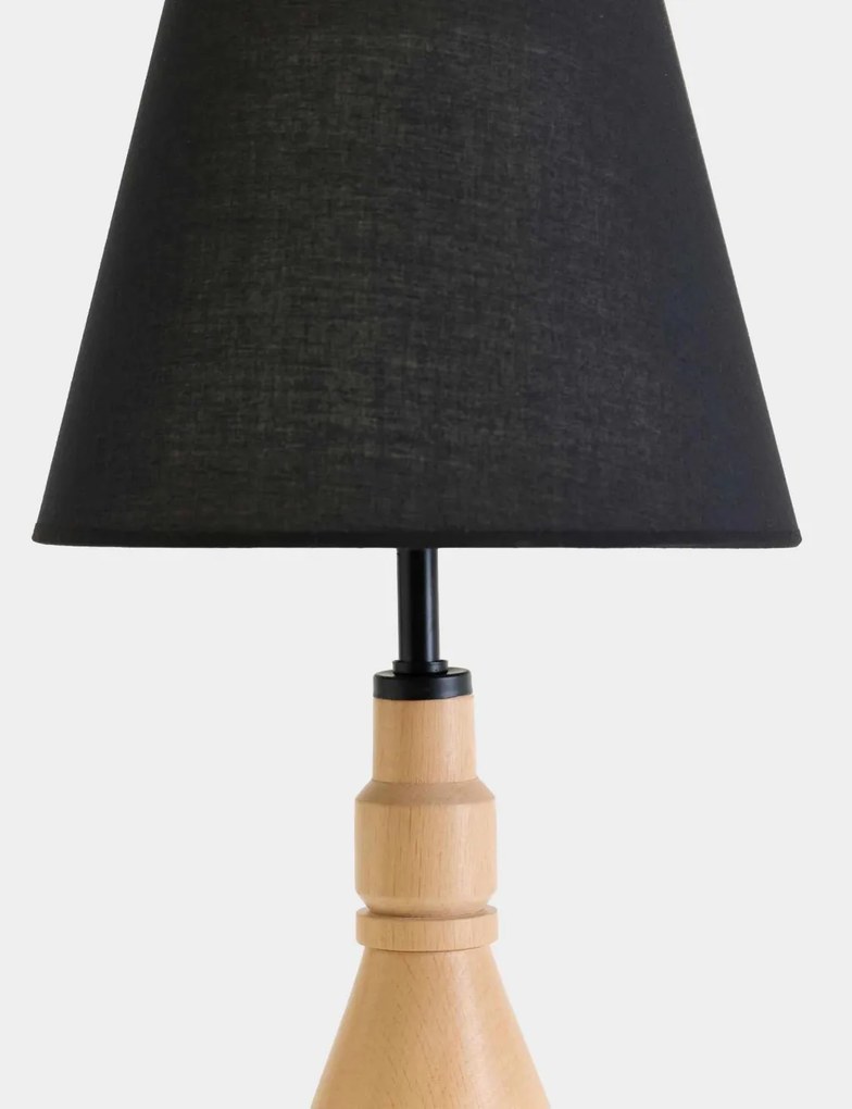 Tromso fa éjjeli lámpa, fekete, Ø24 cm