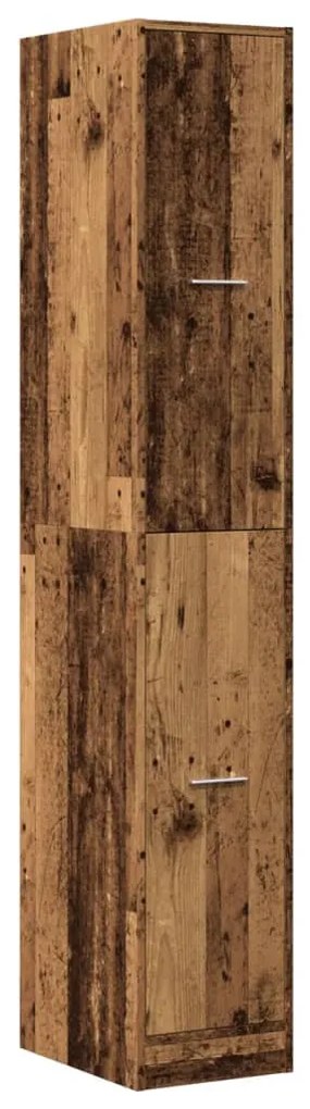 antik fa színű szerelt fa patikaszekrény 30 x 41 x 174,5 cm