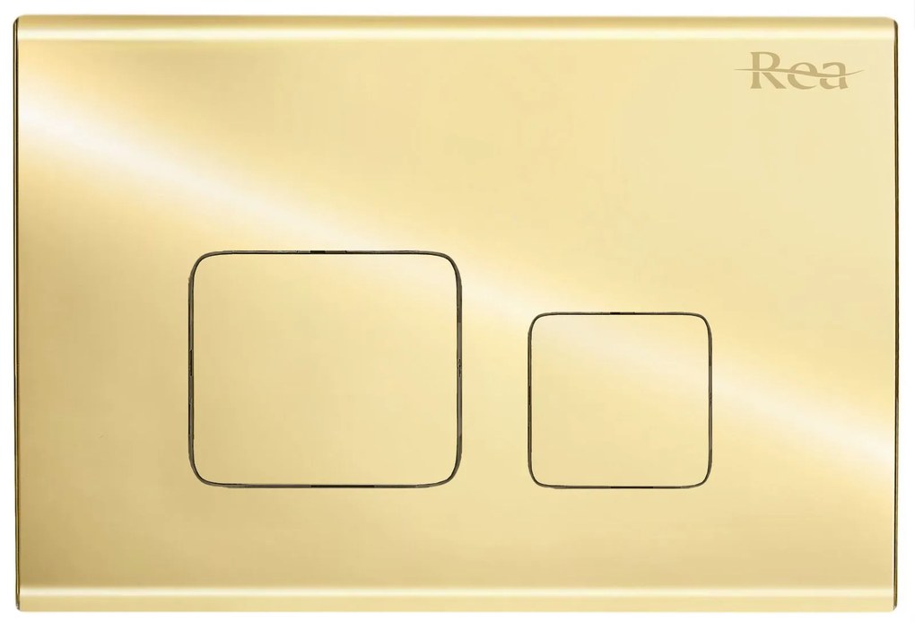 WC öblítő gomb F  Gold