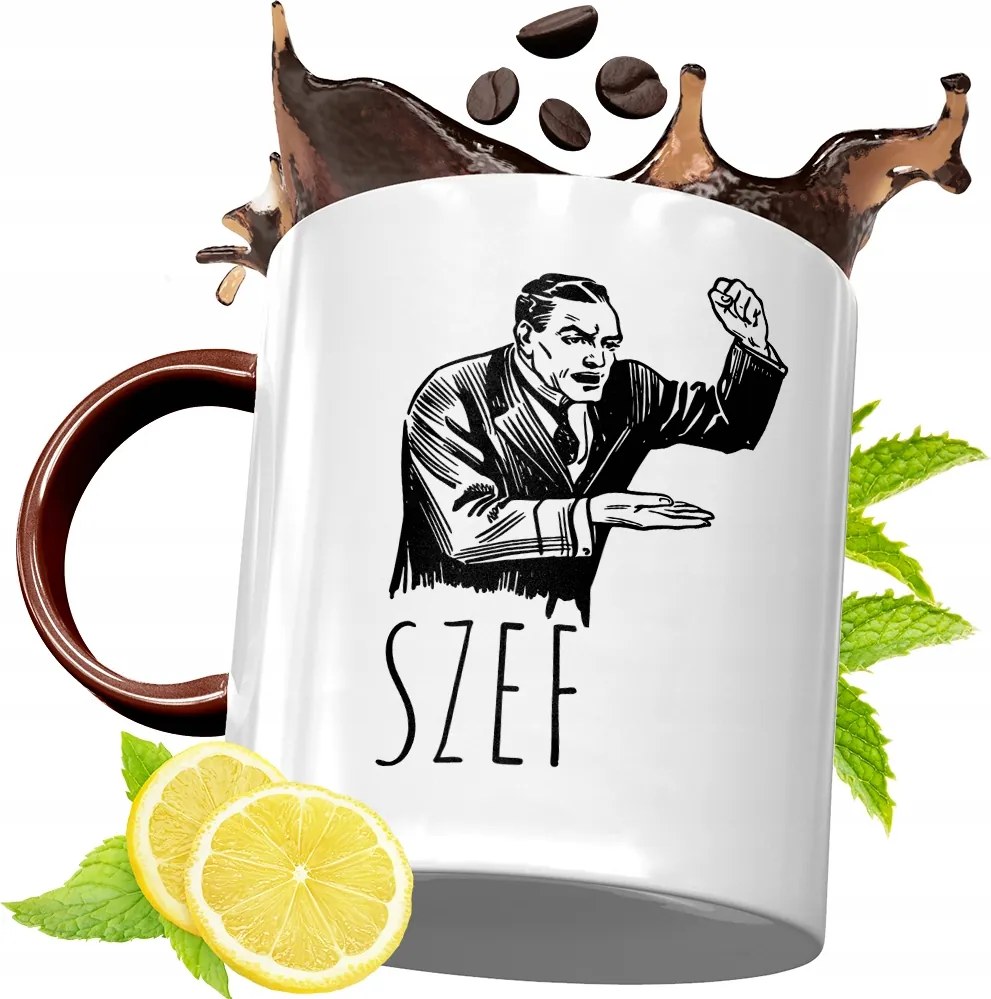 Bordó Bögre Főnöknek Születésnapi Ajándék fényképes nyomtatással