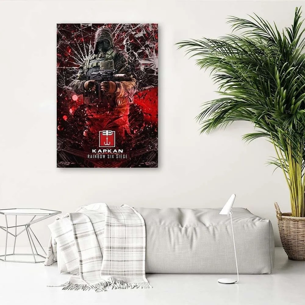 Gario Vászonkép Vörös karakter játék Rainbow Six Siege - SyanArt Méret: 40 x 60 cm