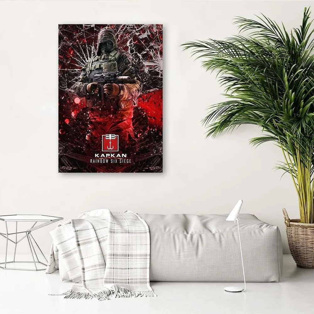 Gario Vászonkép Vörös karakter játék Rainbow Six Siege - SyanArt Méret: 70 x 100 cm