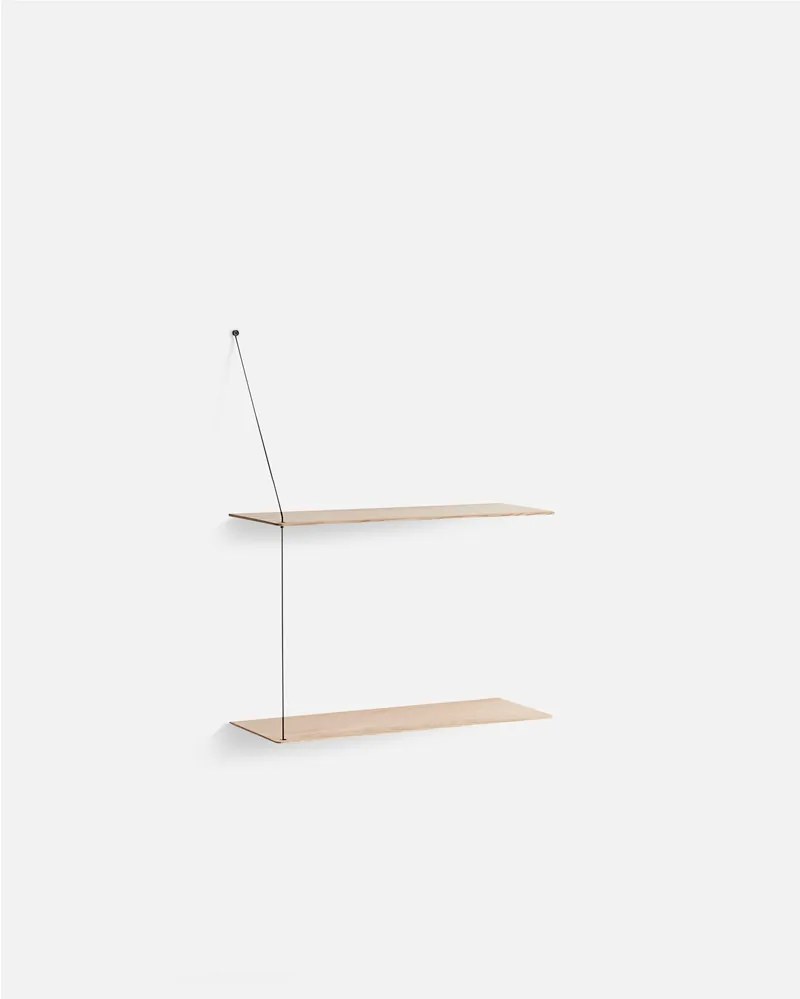 Polc "Stedge", 60 x 22 cm, 4 változat- Woud Variáns: sötét tölgyfa