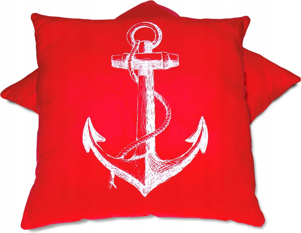 Díszpárna tengeri horgony díszpárna 40 cm