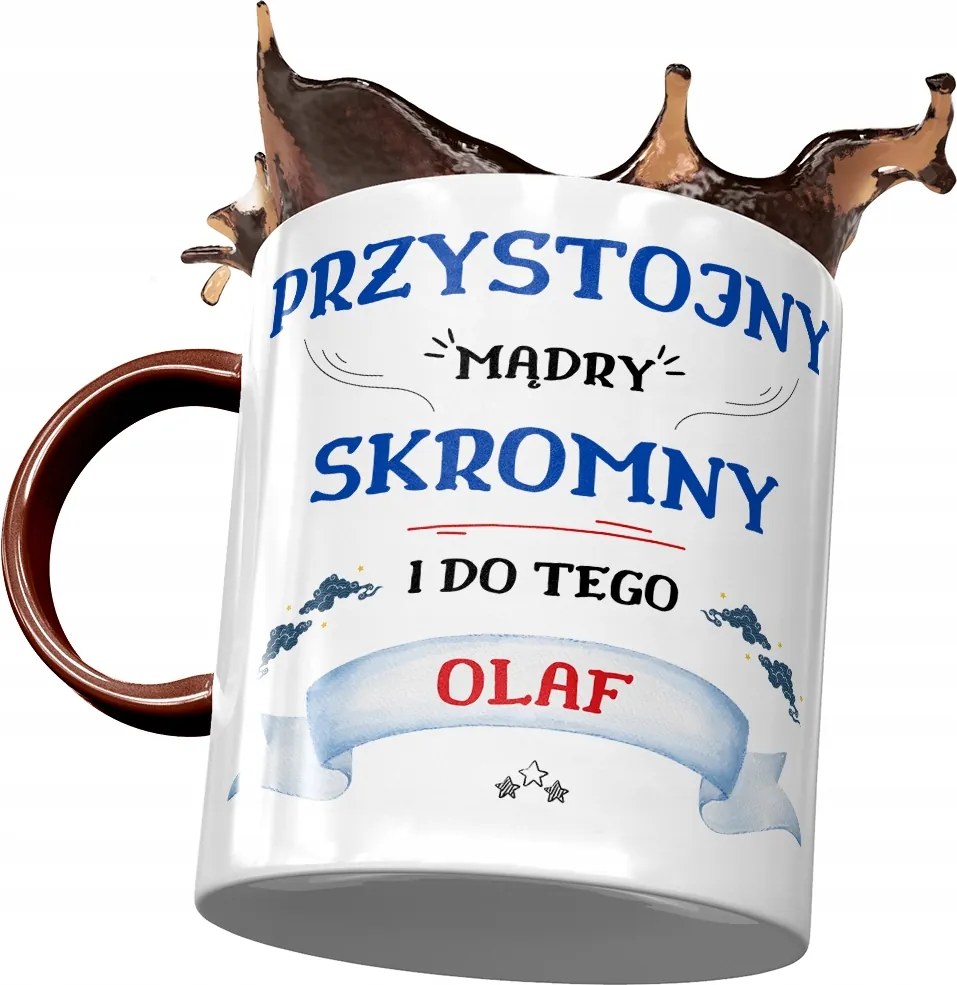 Bordó Bögre Olaf Férj Kolléga Ajándék Nyomtatott Fotóval