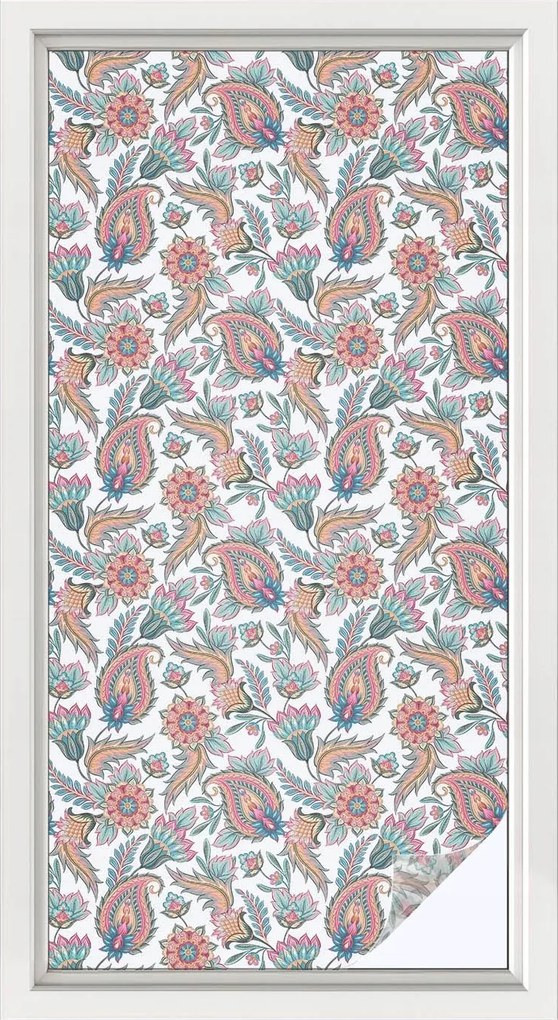 Furnérfólia Adatvédelem Szélvédőkhöz és Ablakokhoz Virágos elegancia 50x100