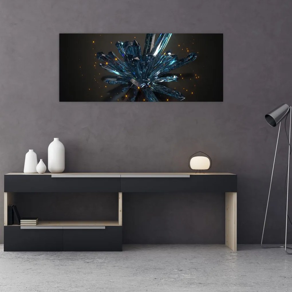 Kristály kép (120x50 cm)