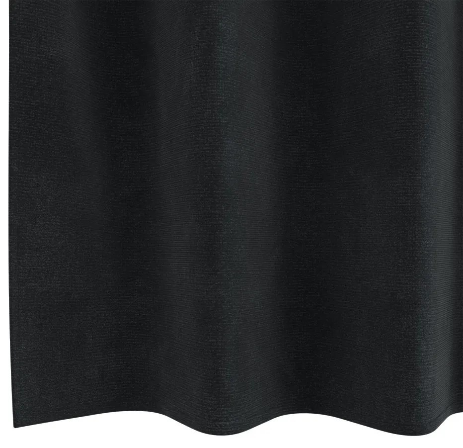 Függönyök függönyökkel 2 pcs Fekete 140 x 175 cm Bársony