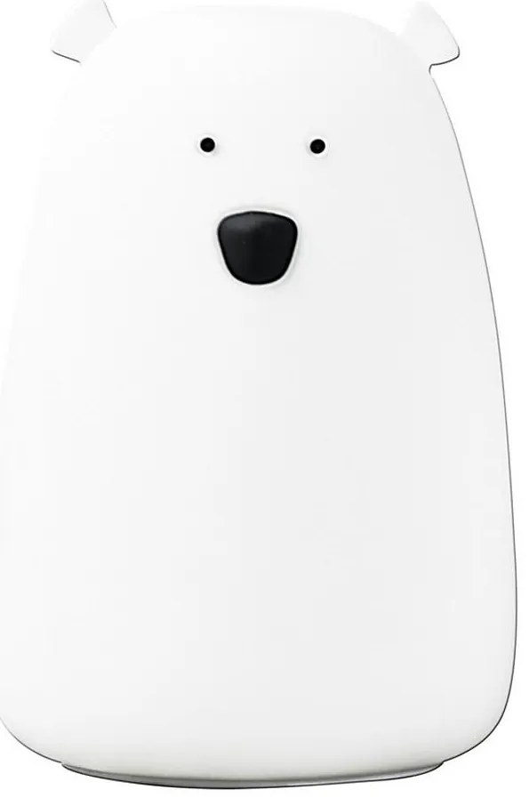LED RGB gyerek érintős lámpa BEAR LED/0,8W/5V fehér + USB