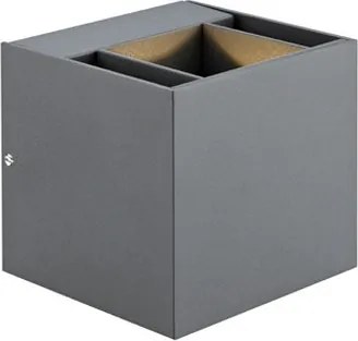 MARKSLÖJD 106521 ARGOS Modern Kültéri Fali Lámpa Antracit LED IP44