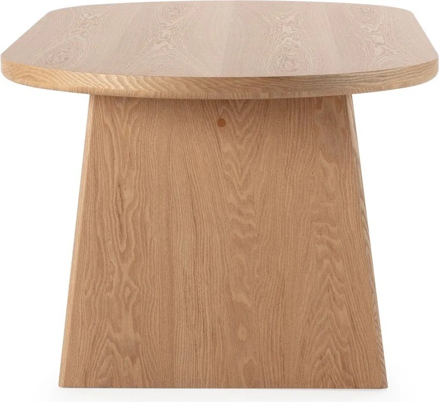 Étkezőasztal kőrisfa dekorral 100x200 cm Blair – MOME