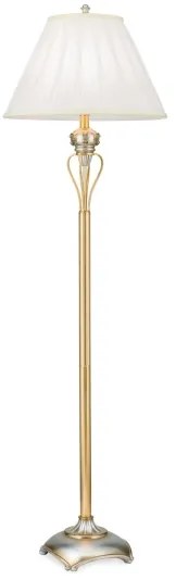 Orion Stl 12-1097/1 - Állólámpa TIZIA 1xE27/60W/230V fehér/arany/patinás