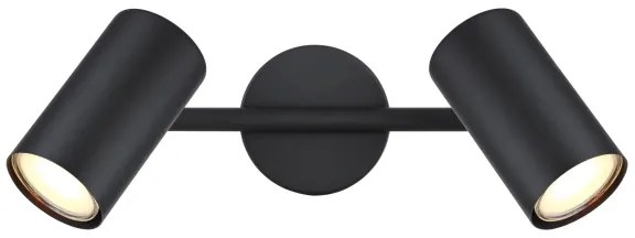 Globo 57914-2 - Spotlámpa ALLVI 2xGU10/25W/230V fekete