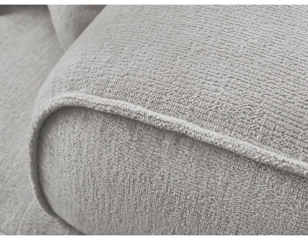 Világosszürke zsenília kanapé 237 cm Whesley – Bobochic Paris