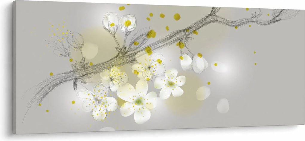 Virágzó gally képe (120x50 cm)