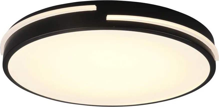 TRIO R62241132 TACOMA Kerek Mennyezeti Lámpa Fekete LED IP20