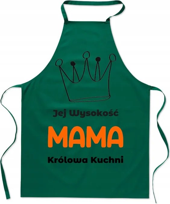 Konyhai kötény Őfelsége Királynő Anya Ajándék Anyák napjára Divatos
