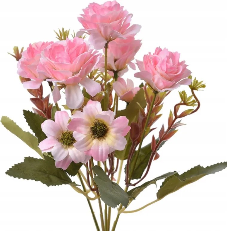 Művirág rózsaszín margaréta 29 cm